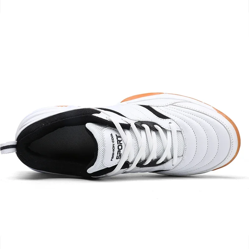 Chaussures de tennis de table professionnelles pour hommes, baskets athlétiques noires et blanches, baskets coordonnantes, sport de qualité, homme,