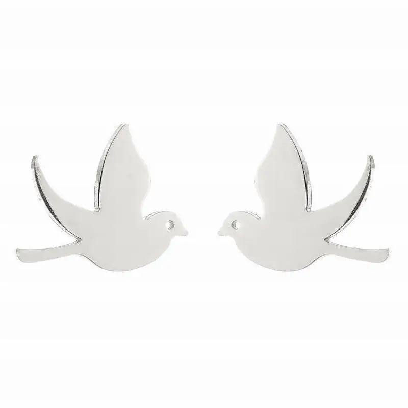 10 Pair Hip Hop Punk Style Halloween Cupid Valentine's Day Gift Ghost Smile Angel Penguin Earnail Wholesale