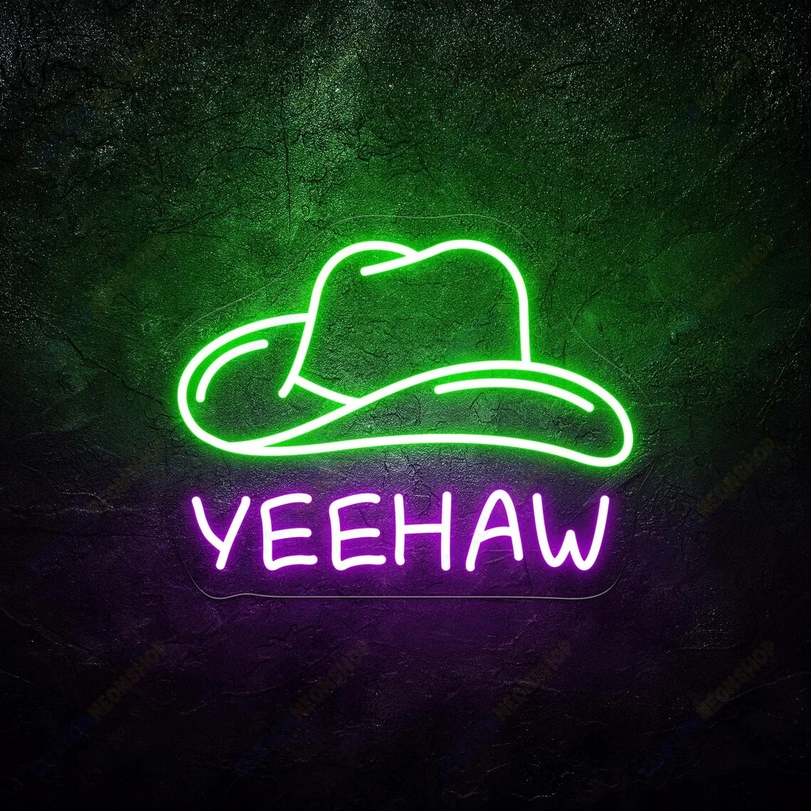 

Yee Haw Cowgirls Neon Sign Custom Cowboy Hat Decor Cowgirls Hat Neon Sign Cowgirl Lover Gift Bedroom Decor