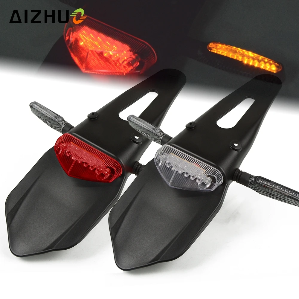 

Dirt Bike for Yamaha YZ YZF WR WRF TTR 125 250 400 450 426 YZ250F WR450F License Plate Warning Brake Turn Signal Light