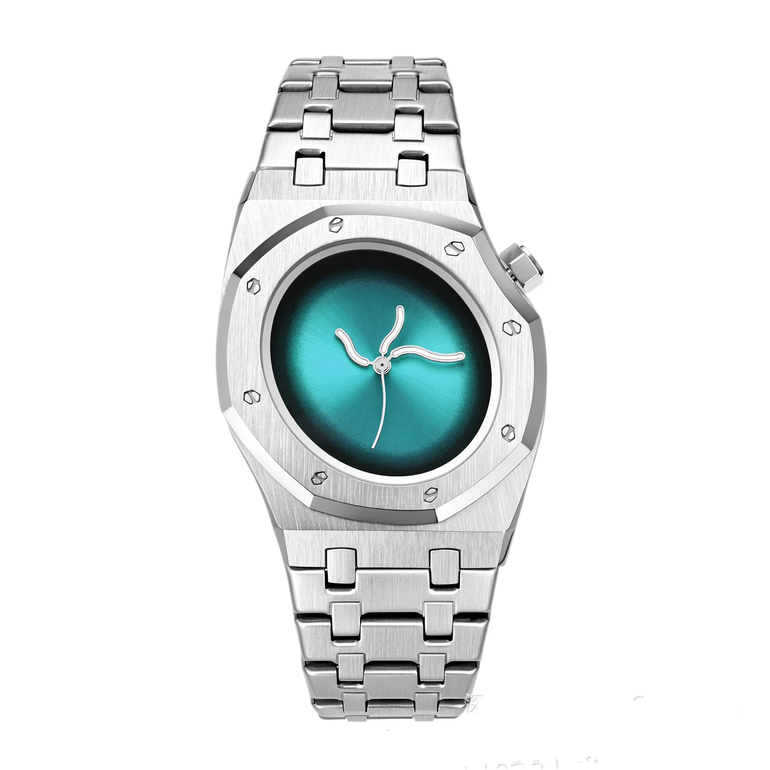 

Men's Twisted Original Luminous Waterproof Steel Band Business Sport Quartz Watch Trendy Timepiece for Casual Occasions