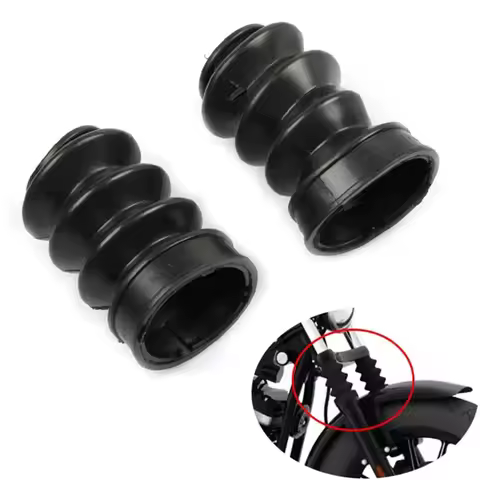 For Harley XL883 XL1200 XL 883 1200 Sportster 1200 and 1987-up Model Front Fork Cover Shock Dust Cover Guard Rubber Length 120mm