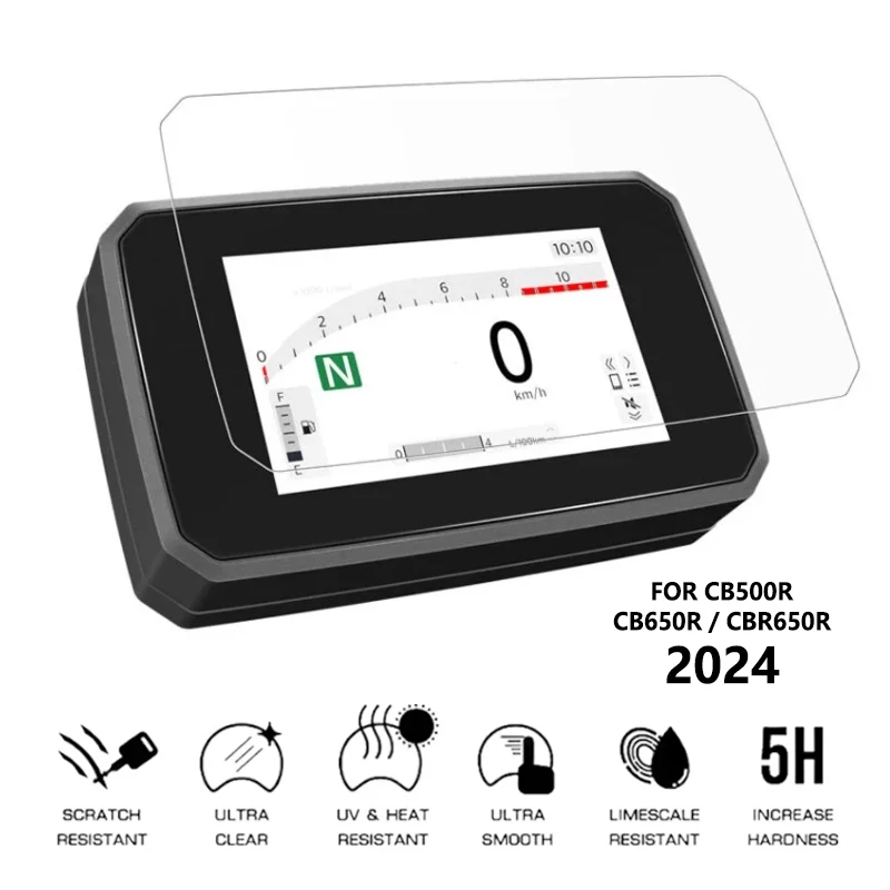 

2024 For Honda CB500R CB650R CBR650R Scratch Cluster Screen Dashboard Protection Instrument Film CB 500R CB 650R