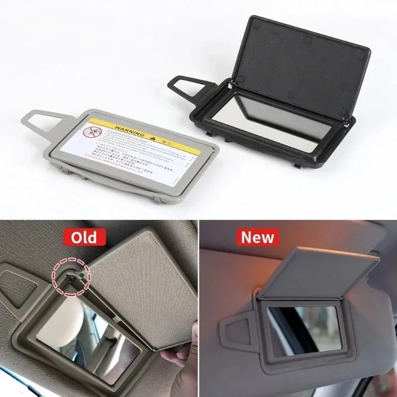 For Mercedes W211 W219 Car Sun Visor Mirror Cover Makeup Mirror Cover For Benz E CLS Class E200 CLS300 2118100410 New