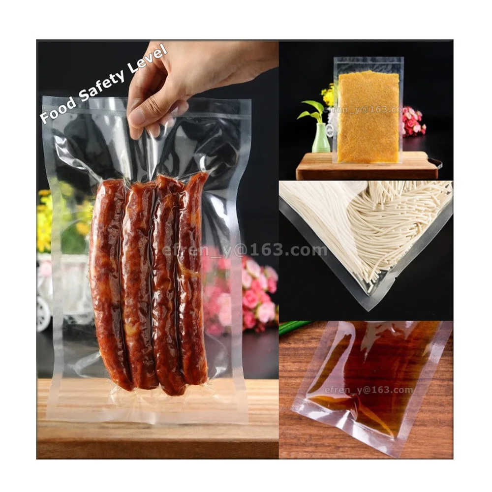 20*25CM di Alta Barriera di Proprietà di Plastica Sottovuoto Alimentare Sacchetti di Tenuta Sigillatore di Vuoto Macchina Imballatrice Packer Sacchetti per Alimenti 50 pz/lotto