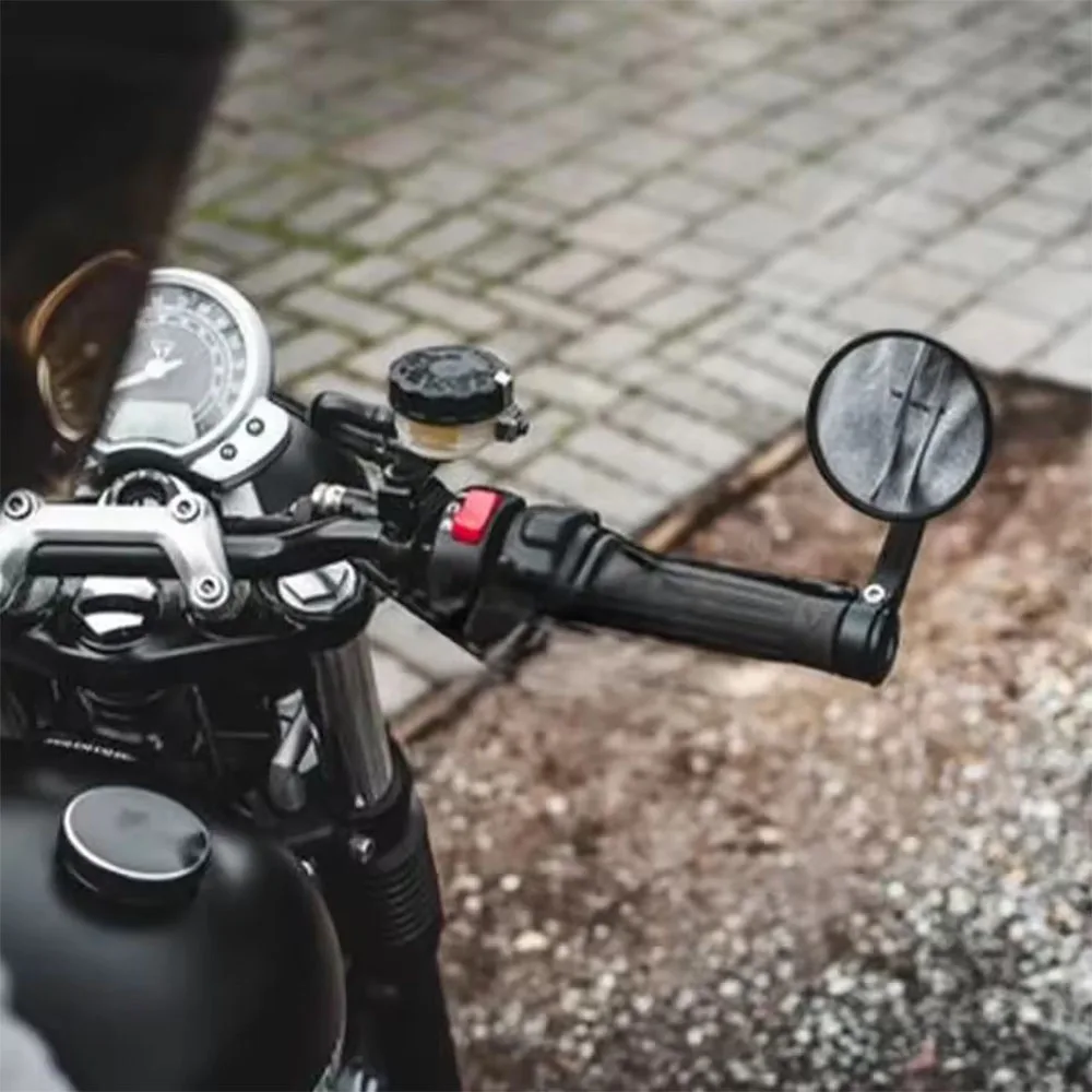 For Rocket 3 Street Triple S 765 765RS 765R Trident 660 Speed Triple 1200RS 1200RR Motorcycle Handlebar Rearview Bar End Mirrors