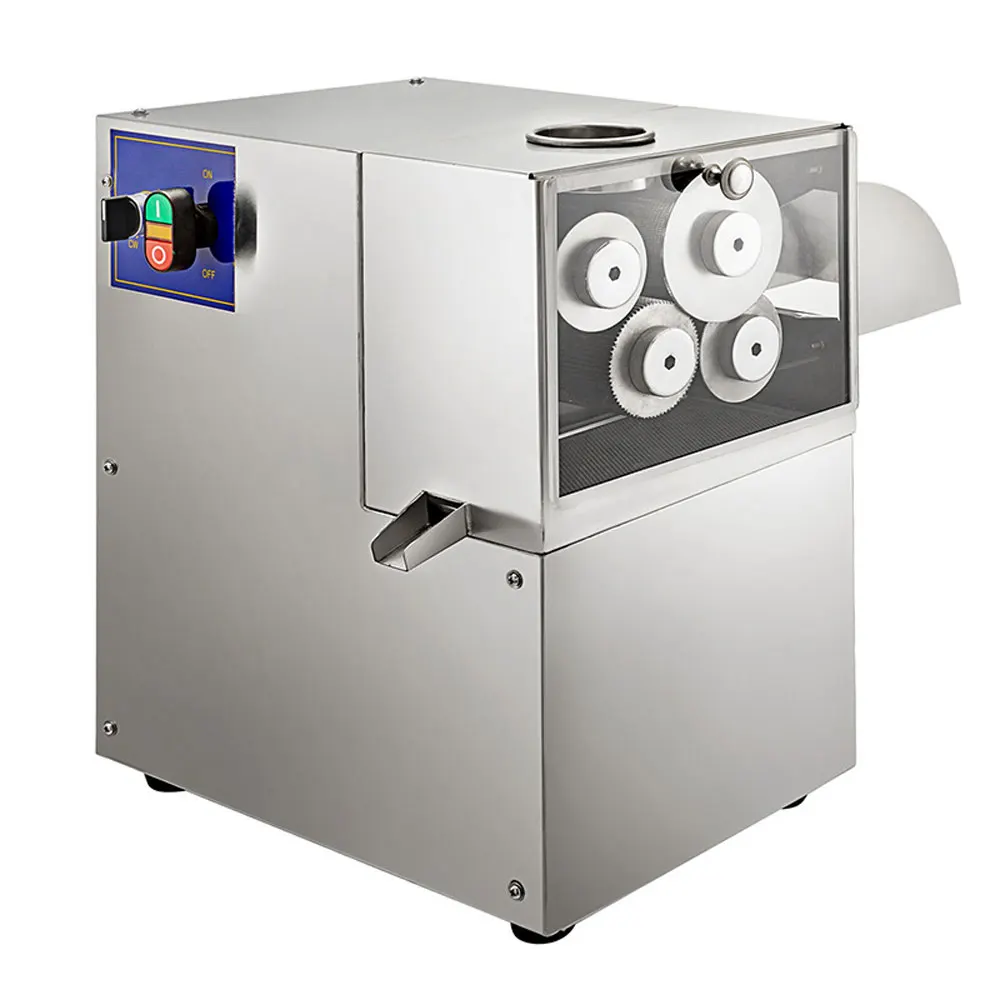 Elektrische Suikerriet Juicer Machine Grote Vier Rollen Commerciële Elektrische Suikerriet Juicer Suikerriet Persapparatuur