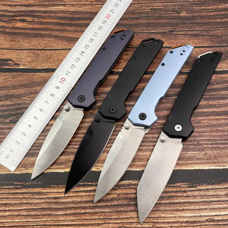 

Portable 2038 Camping Outdoor Folding Knife D2 Blade Aluminium Alloy Handle Hunting Survival Fruit Knives EDC Tools