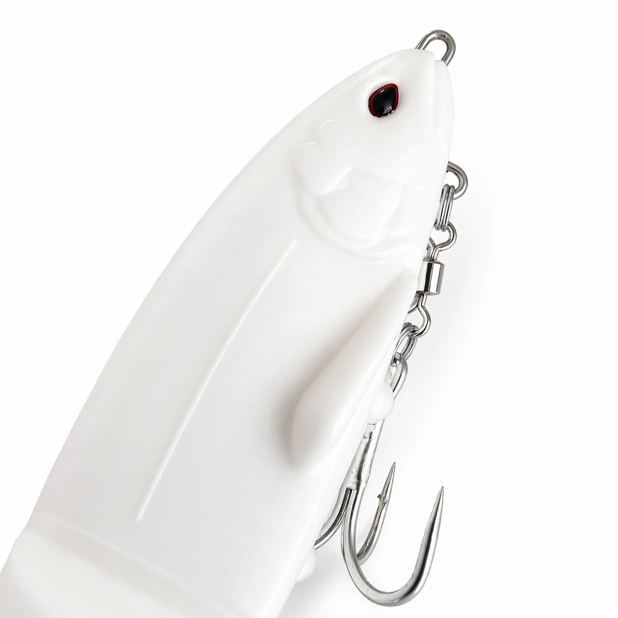 220mm 65g Weicher Swimbait Angelköder 8,66 Zoll 2,29 Unzen Gelenkiger Kunstköder mit Dreifachhaken für Barsch, Hecht, Zander, Salzwasser und Süßwasser – Detail 2