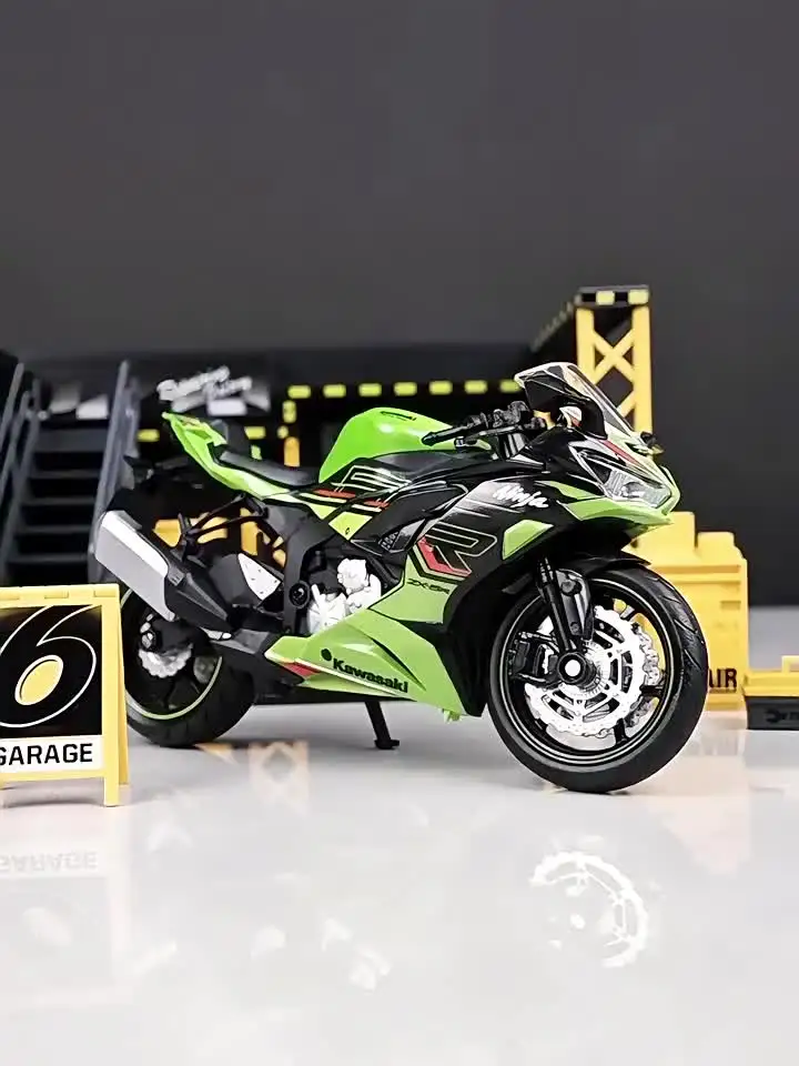1:12 Kawasaki Ninja ZX6R ZX-6R Motorcycle Model Toy Vehicle