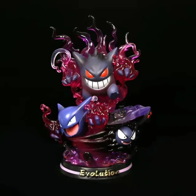 

Pokemon Elf Gengar Blastoise Luminescent Cute Action Figures Collectible Model Cartoon Decor Toys Kids Gift Desktop Ornament