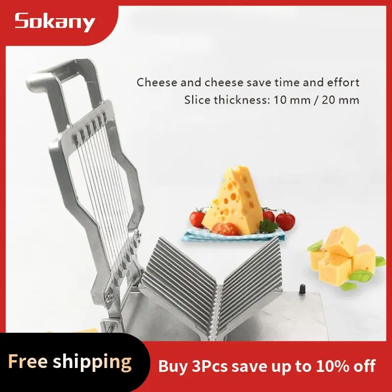 

A59E-Cheese Slicer Cheese Cutter For Block Cheese Cheese Slicer Cutting Board Gadgets For Cheese Butter With Blade