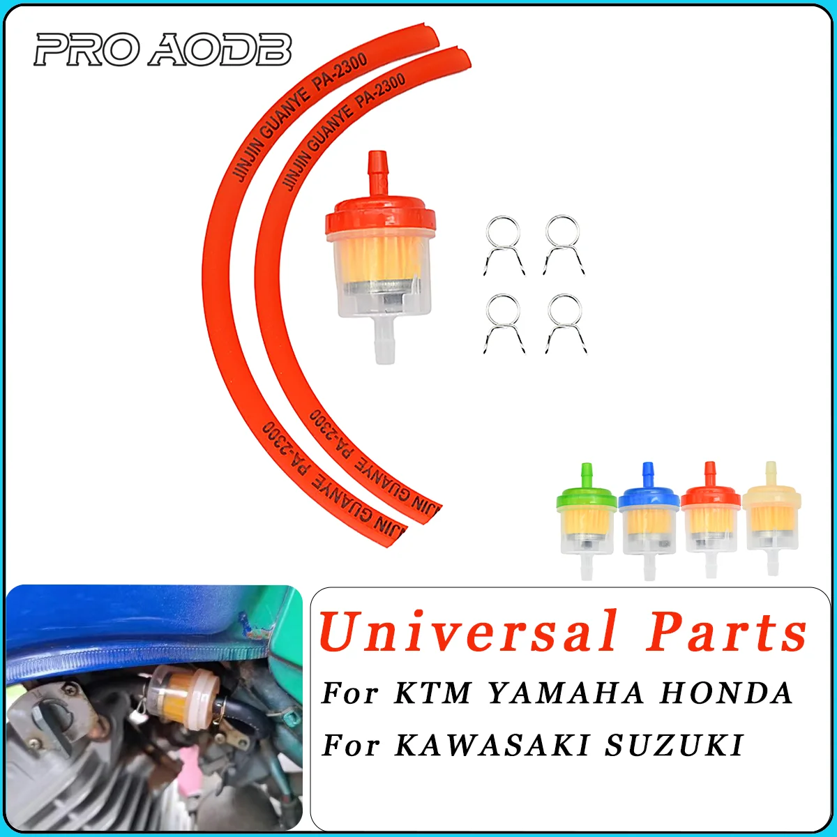 

Universal Engine Inline Gas Fuel Magnetic Filter Oil Filter with Magnet for Kawasaki Suzuki Honda Yamaha YZF KTM ATV Dirt Bike