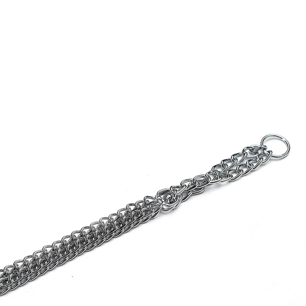

Heavy Duty Chrome Plated Dog 2.0mm X 60Cm Silver Metal Chain Adjustable Pet for Medium Large Dogs