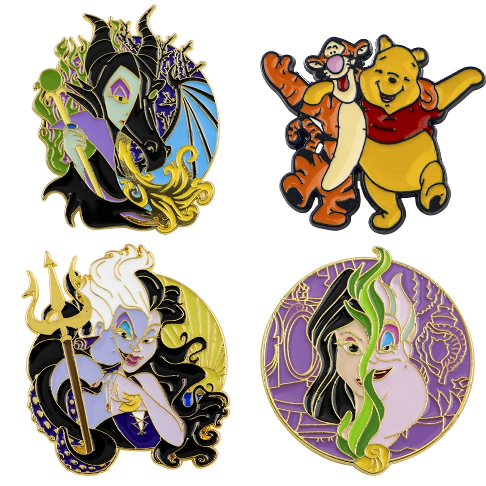 

Evil Characters Enamel Pin Lapel Pins Badges on Backpack Women's Brooch Clothes Gift Jewelry Fashion Accessories