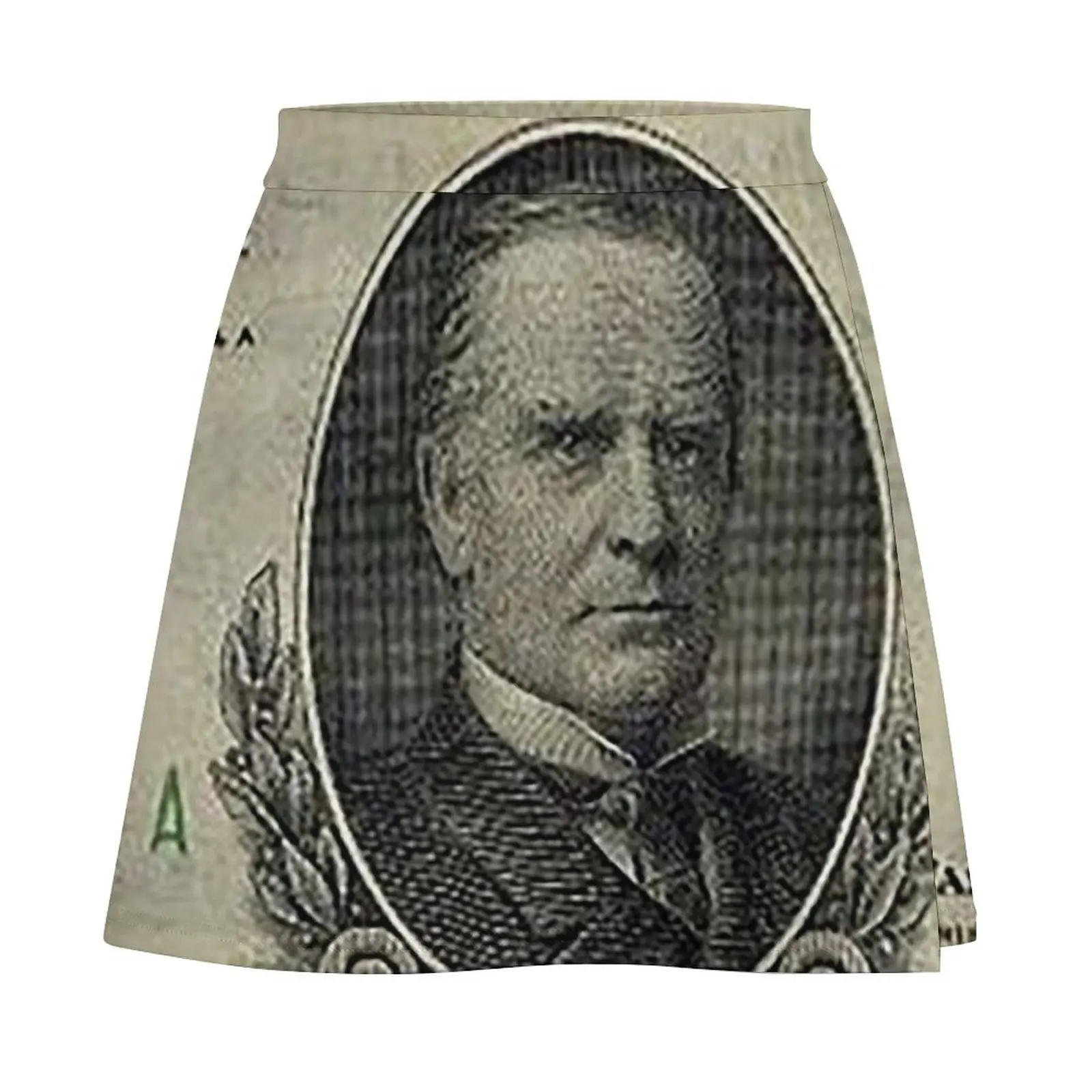 $500 US Dollar Bill, President McKinley, Federal Reserve Note Mini Skirt mini skirt for women Women's dress