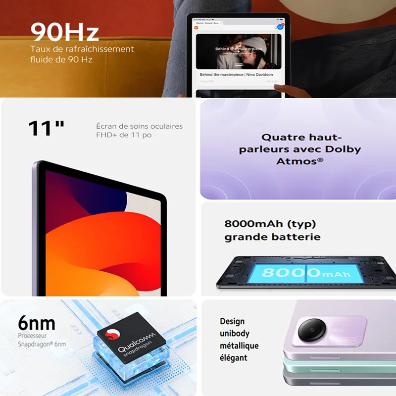 Globale Versie Xiaomi Pad 6 Tablet 8Gb 128Gb/8Gb + 256Gb Snapdragon 870 11 "Wqhd + Scherm 33W Snel Opladen 8840Mah Batterij