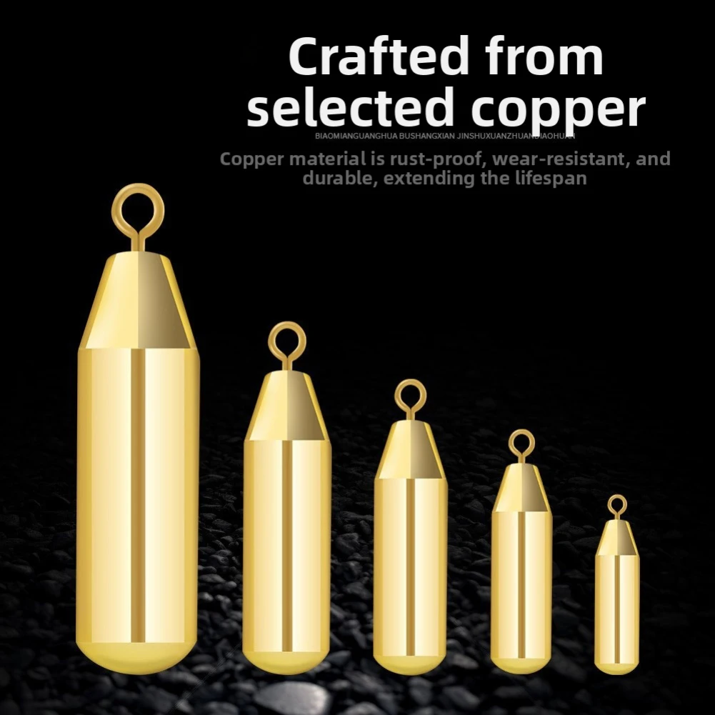 25-pcs-set-chumbadas-de-pesca-peso-14-20-25-25-28mm-fundicao-longa-cobre-chumbo-peso-pingente-de-pesca-maritima-substituir-acessorios