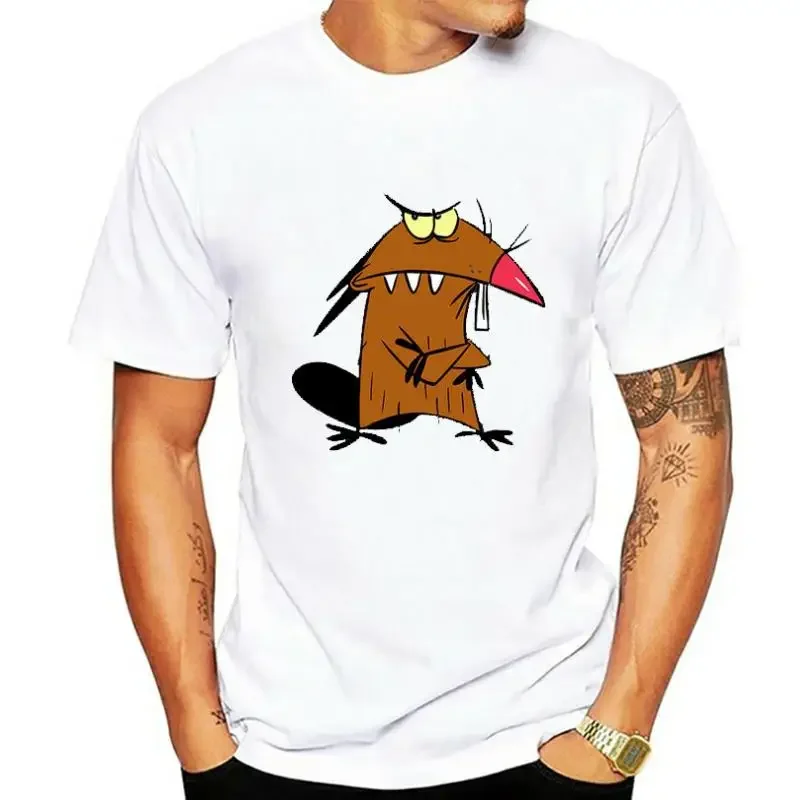 Angry Beavers Daggett Dag Cartoon Art Mens T Shirt