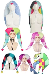 Fizzarolli Hat Cosplay Cap Cartoon Helluva Cosplay Boss Roleplay Costume Accessories 3 Type Headgear Halloween Suit Props