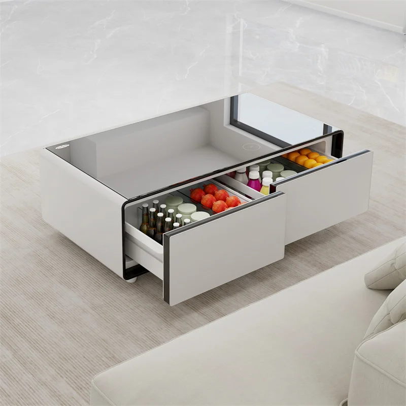 

Household appliances Smart coffee table Multifunctional refrigerator Wireless charging