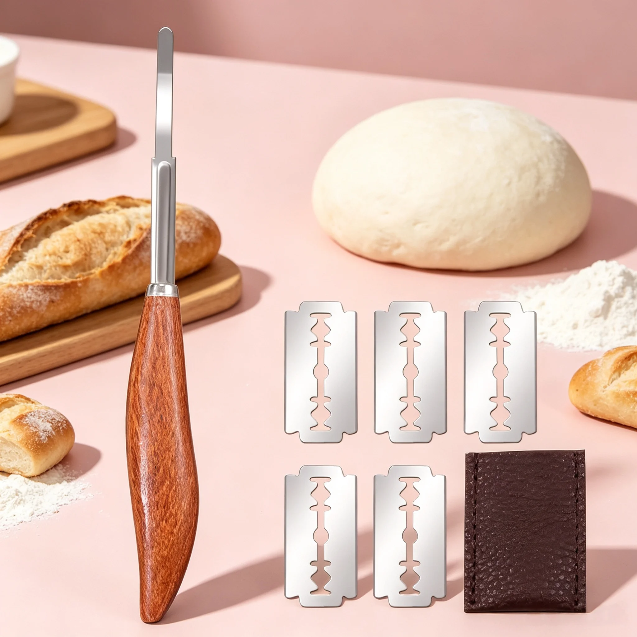 Bread Scoring Lame Set Handmade Creative Bread Texture Essential Baking Tool DIY Toast Soft European Bread Pastry Kitchen Tools