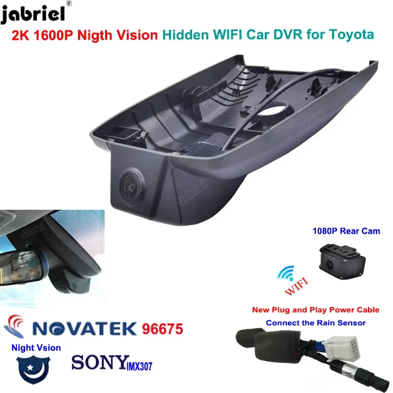 

New 2K Car Dvr Dash Camera For Toyota Camry xv70 v70 70 For Toyota Camry LE XLE SE XSE For Toyota Aurion 2017 2018 2019 2020