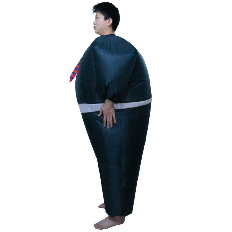 남성용 풍선 의상, 큰 사이즈, 연간 공연용 재미있는 공연 소품, 뚱뚱한 남자의 풍선 의상