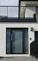 Factory Price Classical French Door Single Double Glass Door Thermal Break Aluminum Profile Frame Casement Doors Customizable 2