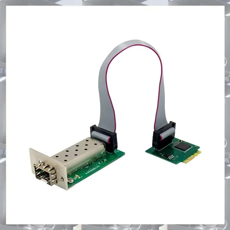 Hot Selling-M.2 A E Key SFP Single Fiber Port Network Card, Gigabit Ethernet 10/100/1000Mbps NIC I210AS,M.2 A E Key SFP Single F