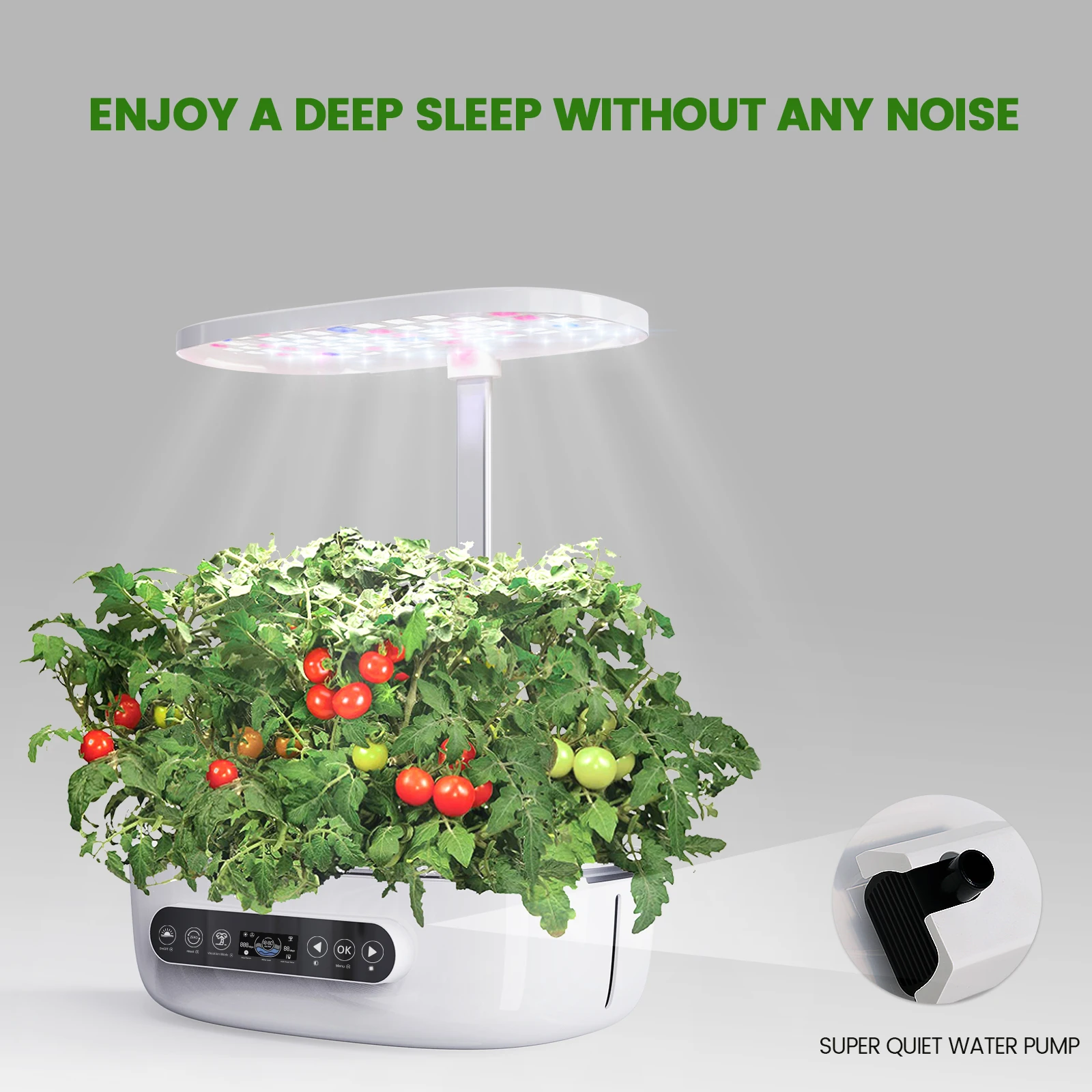 Hydroponic Grow System Home Decoration Modern Mini Smart Plant flower Pot Indoor Herb Garden