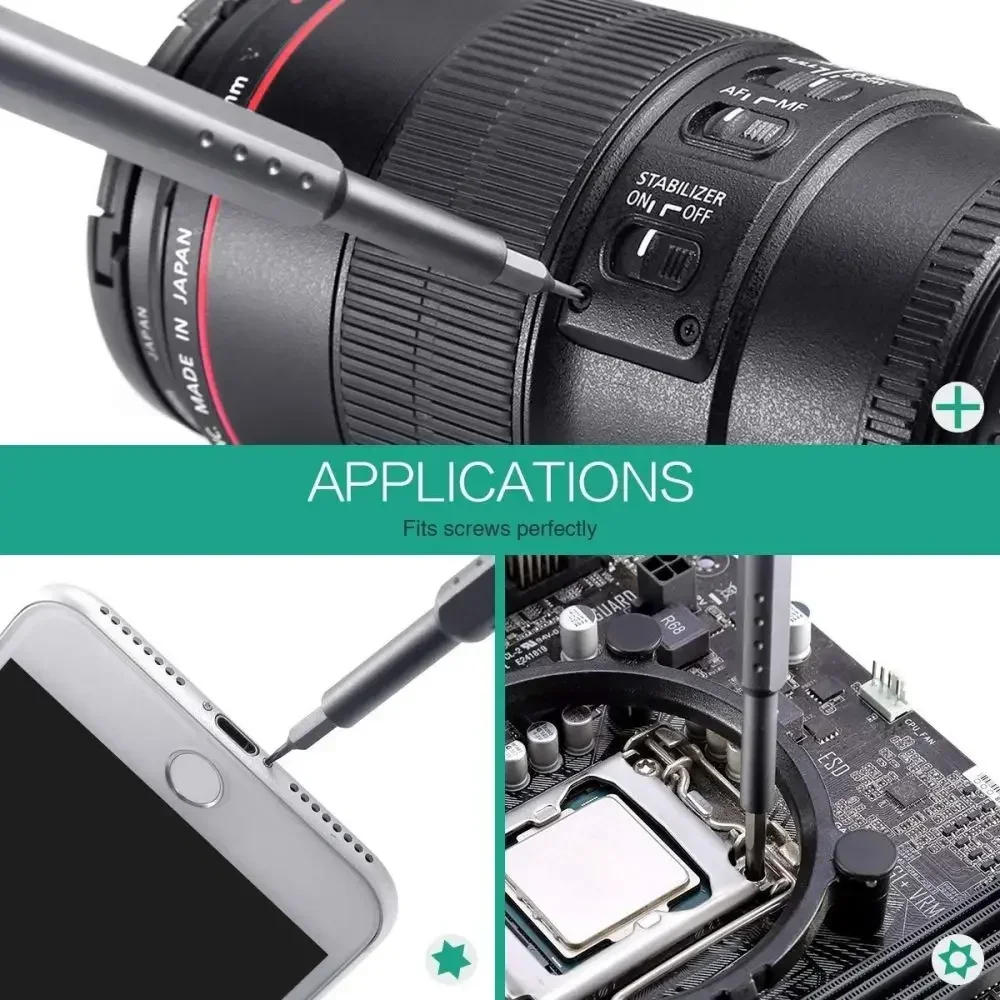 50 in 1 Magnetic Screwdriver Set with Pentalobe Y Tips Torx Phillips for Cell Phone PC Watch Repair Professional Hand Tools Kit