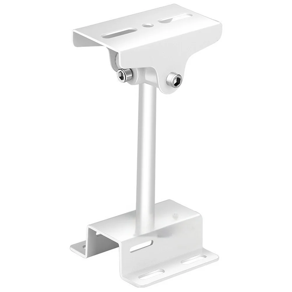Steel Duckbill Mount Bracket for Surveillance For Cameras 360 Degree Adjustable Rotation White Finish 17x7.5x7cm