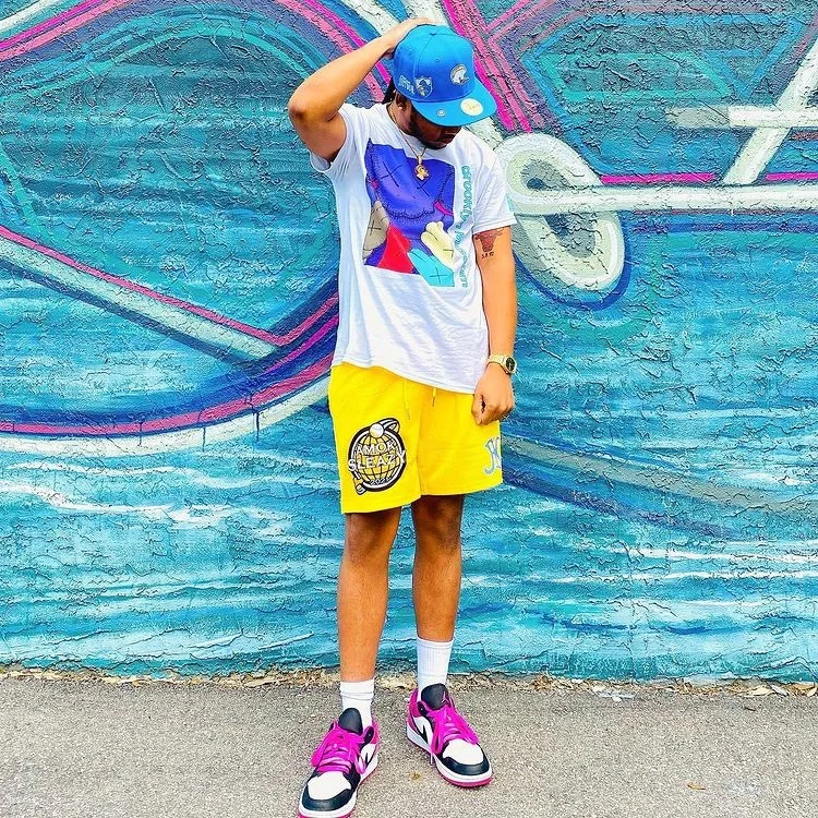 

AMOKSLEAZY American Casual Men's ort Pants Fitn Sports Baskeall Running Qui Dry Training Pants Breathable Polyester