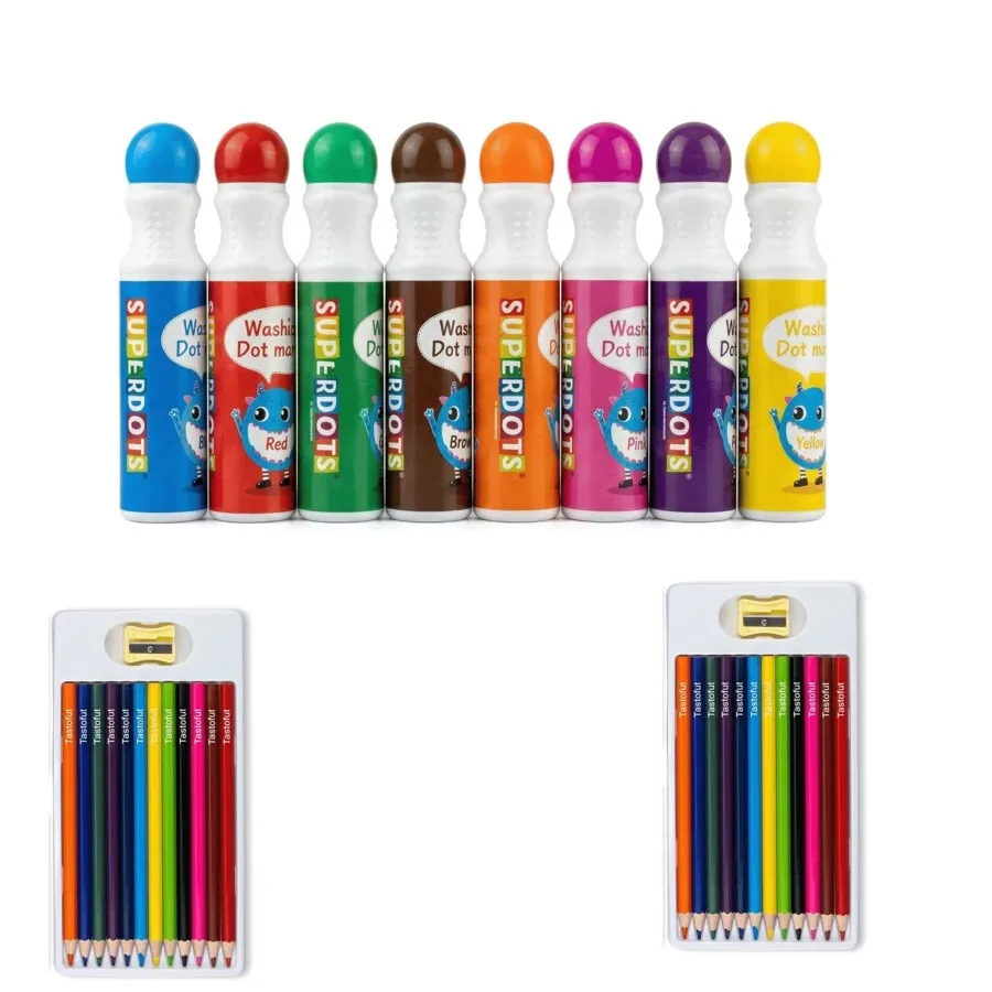 

8-Color Blue Dot Pen Set, Comes With Two Sets Of Colored Lead, Suitable For Hand Drawn Creators And Cultural And Creative Enthu