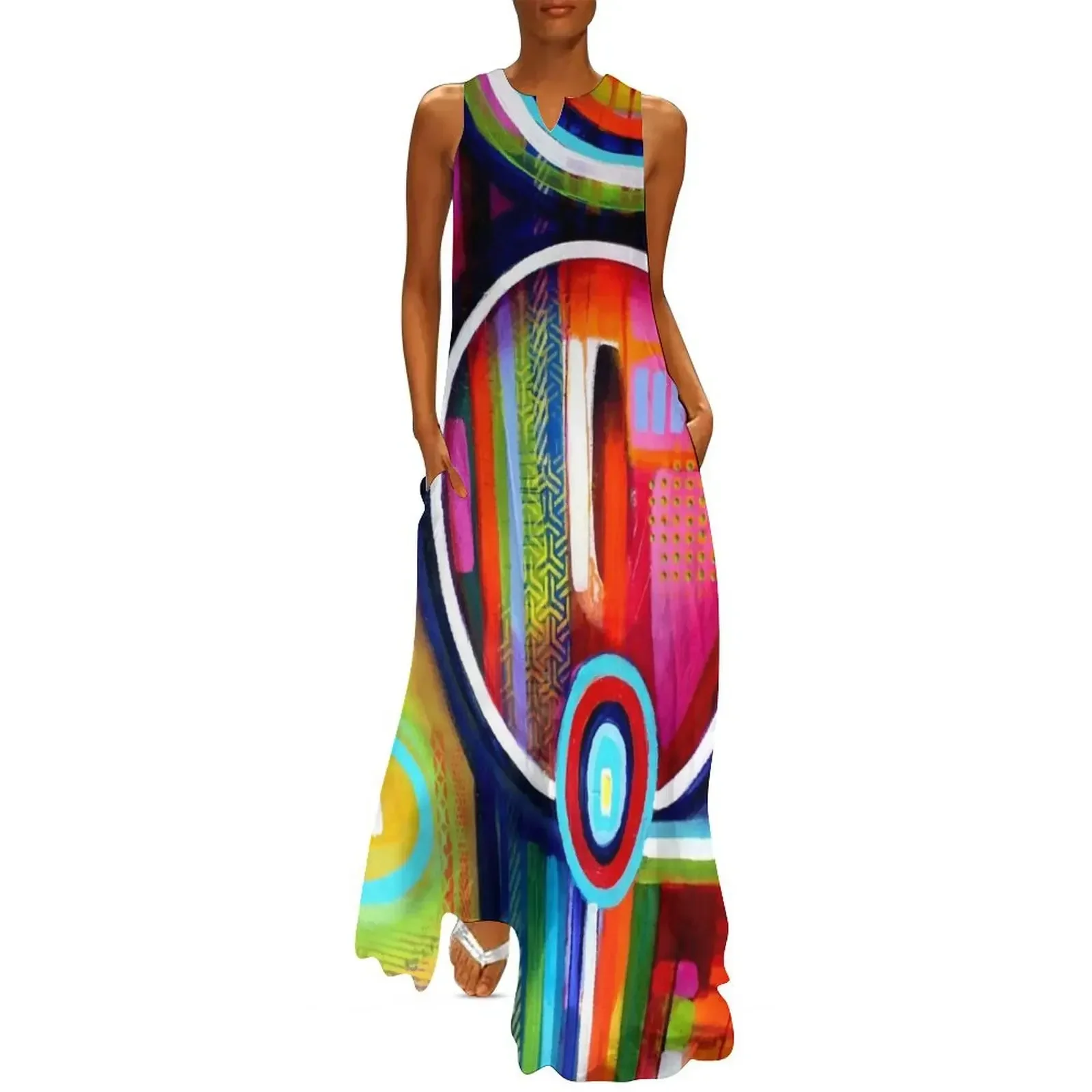 

Focus ADHD series Long Dress Cocktail of dresses summer clothes for women Dresses woman dress Dress