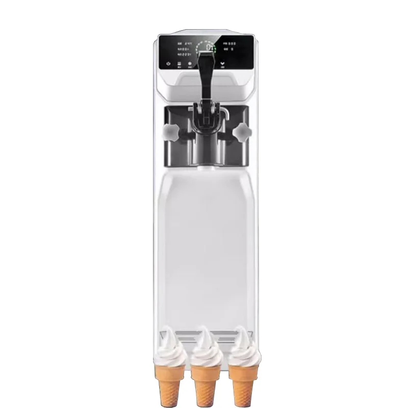 

Commercial Single Head Ice Cream Machine Table Type Soft Ice Cream Machine Electric Ice Cream Cone Sundae Maker Machine