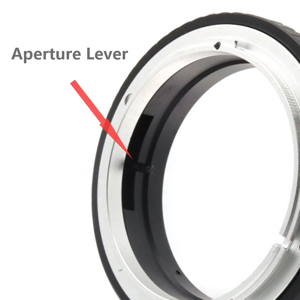 FD-EF for Canon FD / FL Lens and EOS EF / EF-S Camera Mount Adapter Ring with Aperture Lever for Macro Photography