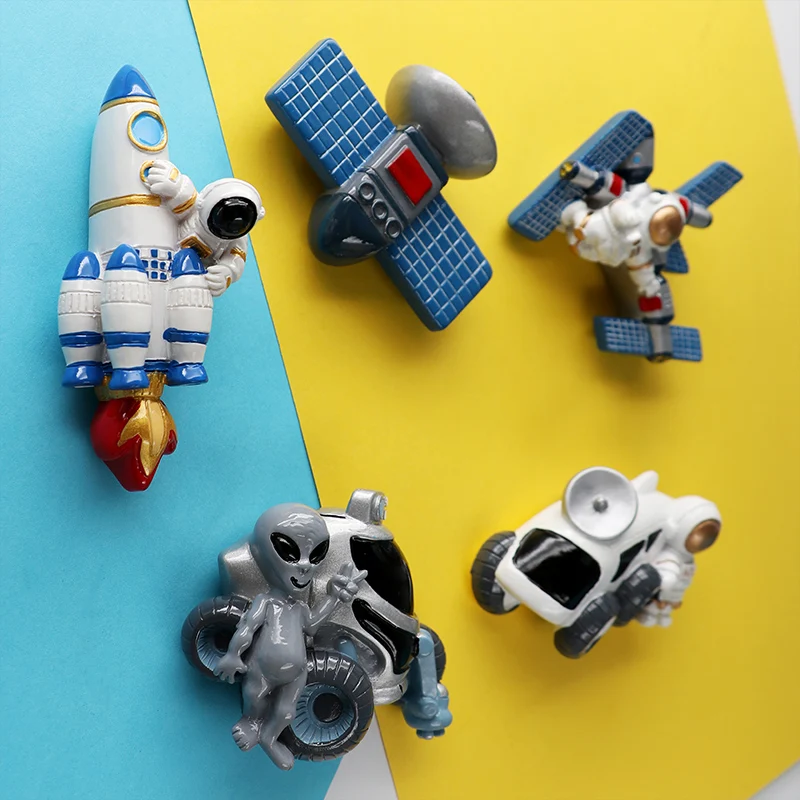 Mars lunar probe model 3D refrigerator decoration