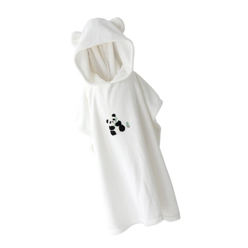 Quick Dry Towel Hooded Cartoon Bath Towel Shower Towel Infant Poncho Toddler Bathrobe Breathable Baby Cape Towel