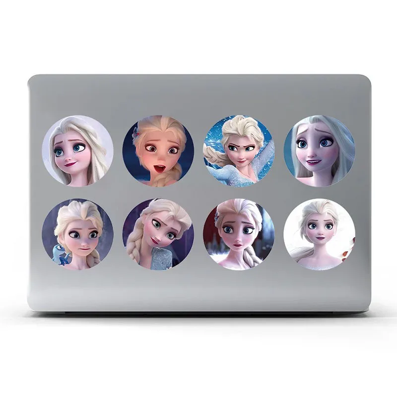 Autocollants Disney Elsa, 500 pièces, stickers Kawaii, dessin animé, image de princesse, enveloppe de récompense pour enfants, décoration de bancs, DIY bricolage