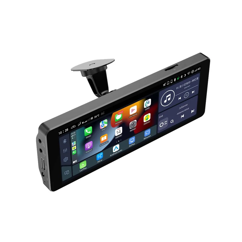New Universal CP AA Screen MagSafe Wireless CarPlay Android Auto Mirror Link AirPlay For Any Car Touchscreen 6.8inch CarPlay