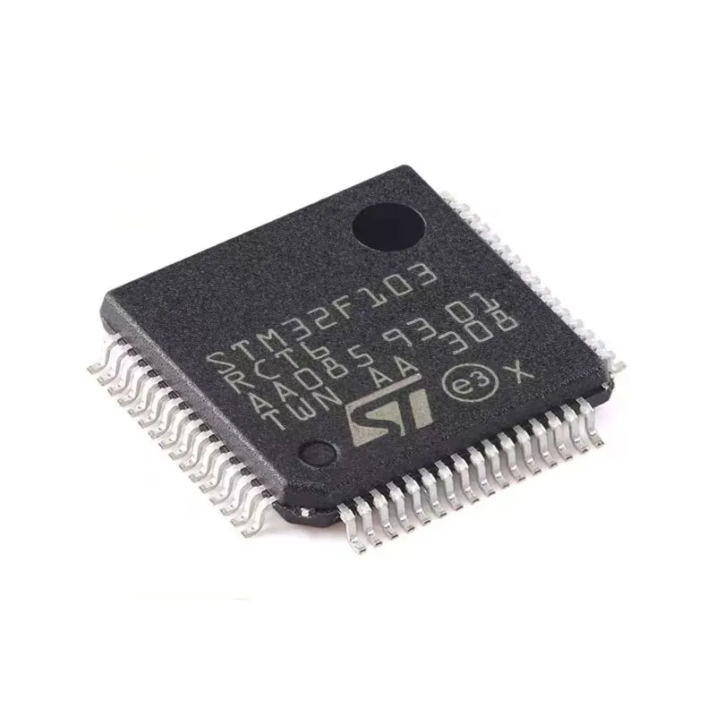 STM32F103RCT6   Microcontroller IC 32-Bit Single-Core 84MHz 256KB FLASH 64-LQFP stm32f 103 microprocessor