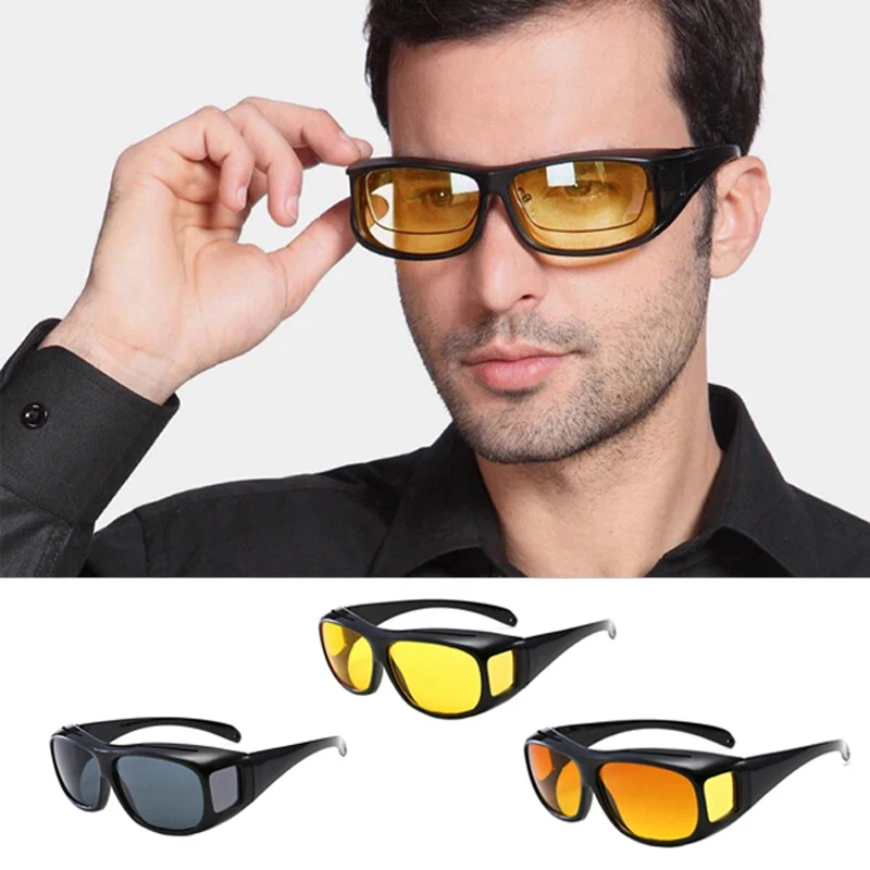 Car Night Vision Sunglasses Night Driving Glasses Driver Goggles Unisex Sun Glasses UV Protection Sunglasses