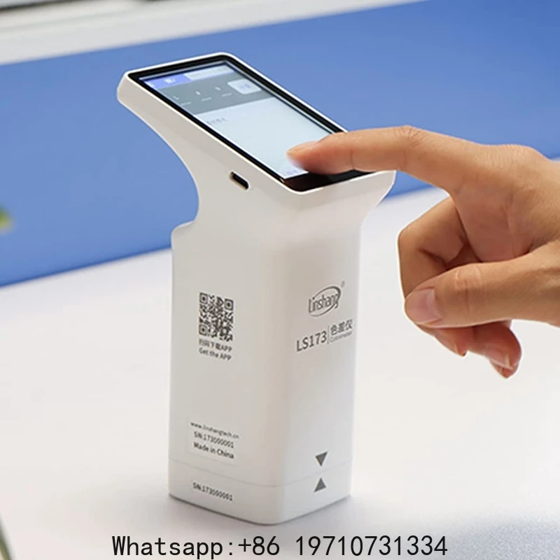 Linshang LS173 Smart Colorimeter Touch Screen Colorimeter For Coating Ceramic Plastic Paint Color Measurement Comparison
