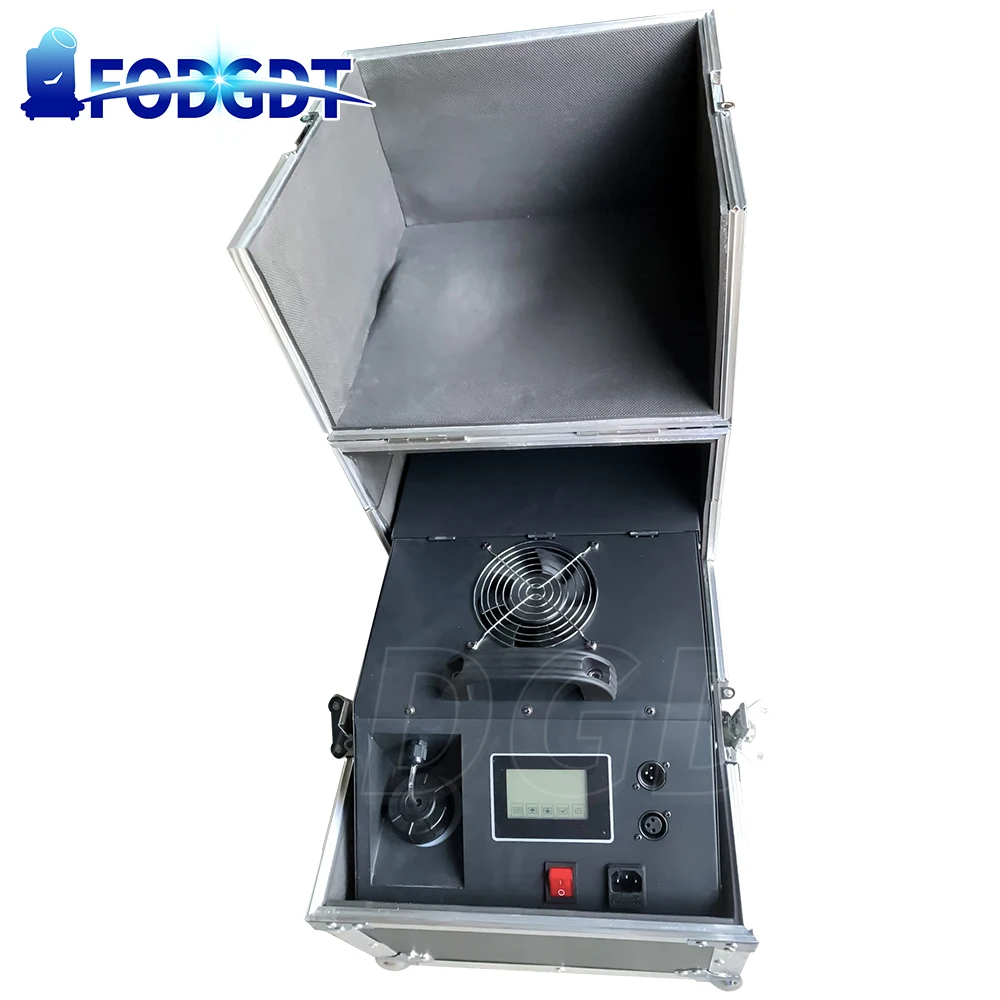 EU US MX Doppio Tubo 2000W Macchina del Nebbia D'acqua Macchina del Nebbia Bassa Sdraiata Attrezzatura del Fumo Controllo DMX per la Palcoscenico della Festa Nuziale in Discoteca