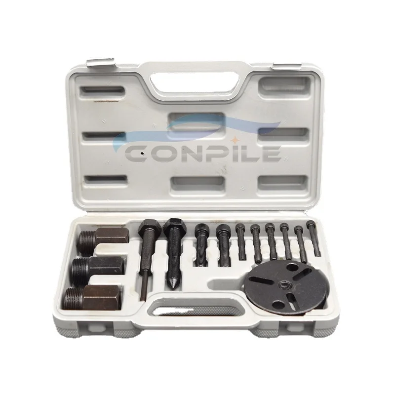 

A/C R134a R12 Compressor Clutch Hub Puller Kit Remover & Installer Repair Tool Set