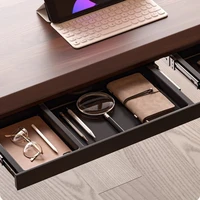 Under Desk Drawer Organizer Electric Standing Desk Accessory Pull Out Storage Box for Computer Partitioned Stationery Storage - Image 2