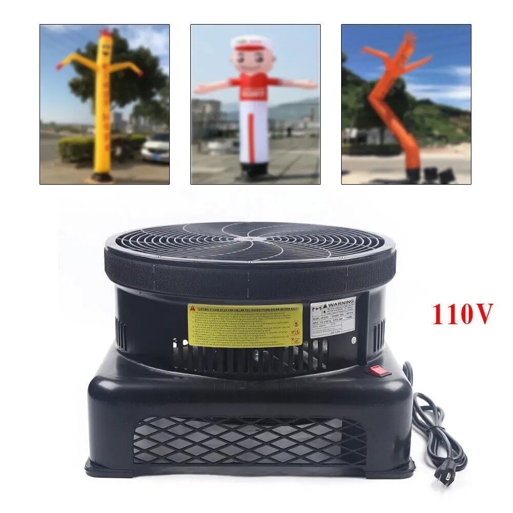 Outdoor 18-Inch Air Blower Fan - Inflatable Dancer Wind Tube Man Puppet Fly Guy  Air Dancer