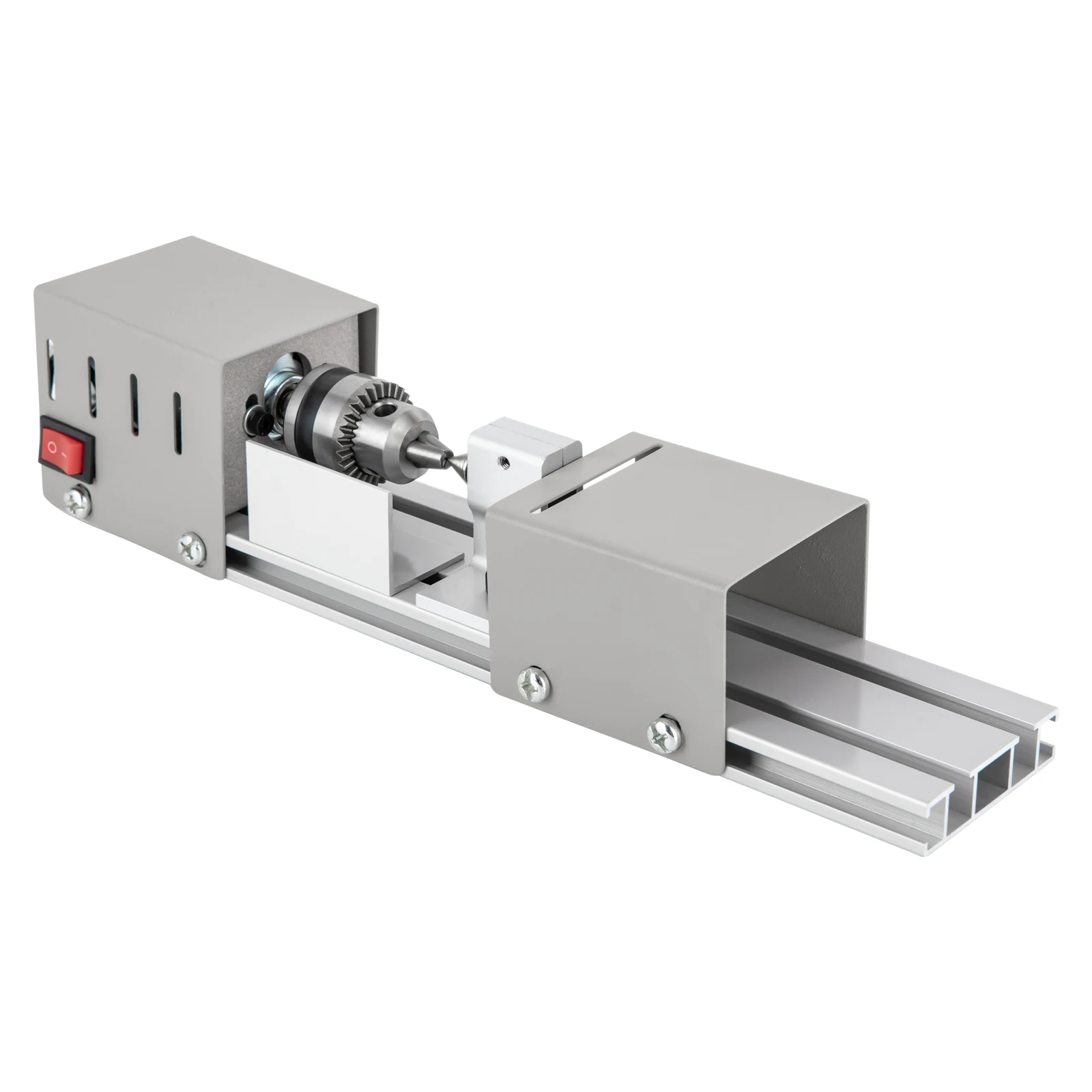 Mini-Holzdrehmaschine, 6 Schnitzklingen, kabelgebunden, elektrisch, 96 W, reiner Kupfermotor,